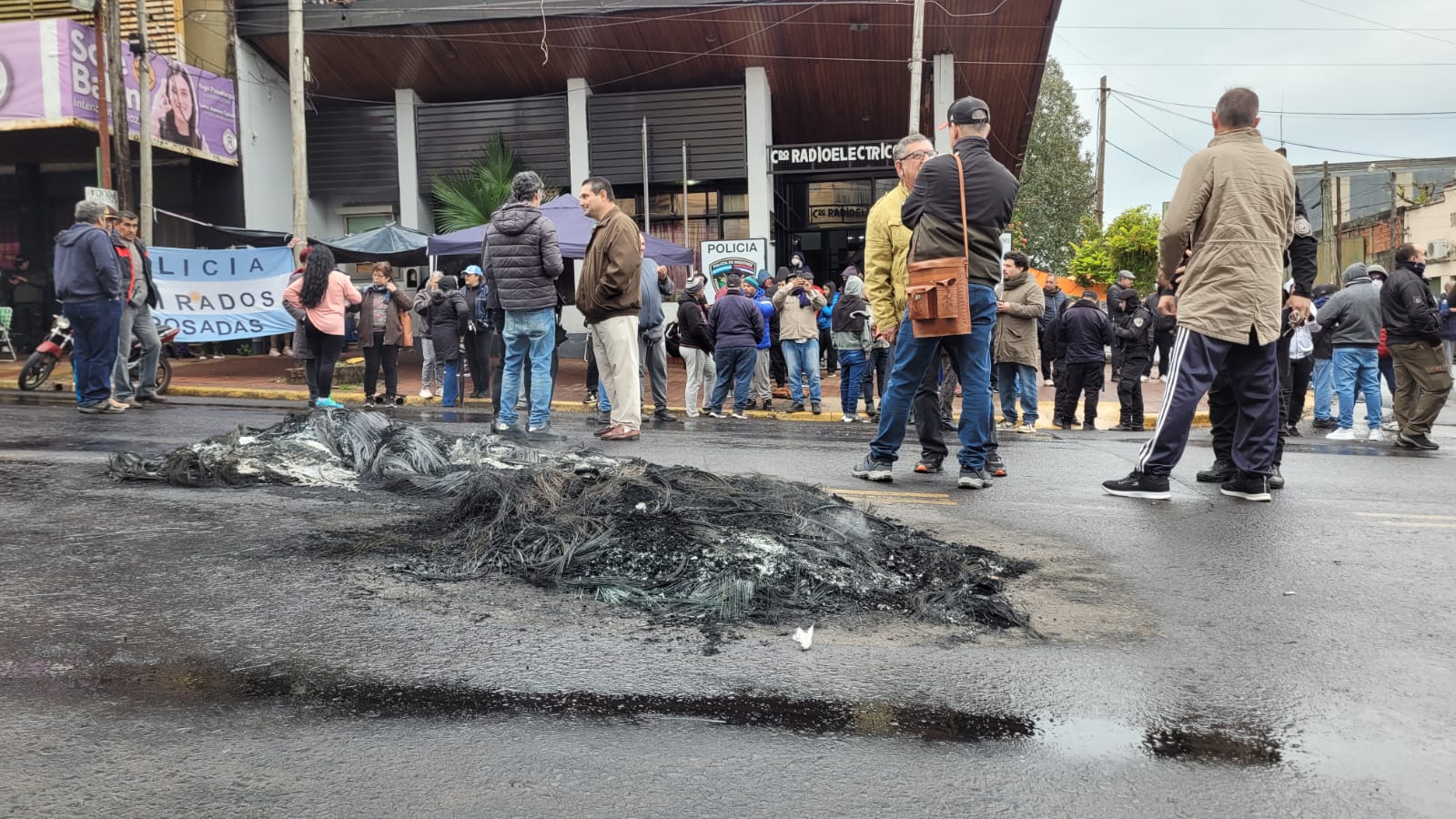 protesta policial