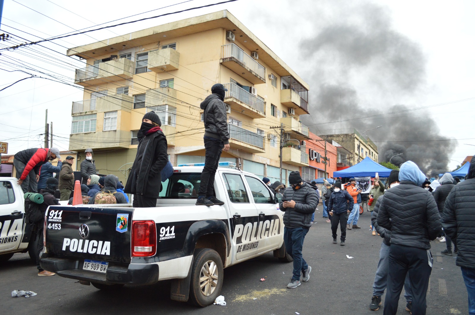 protesta policial