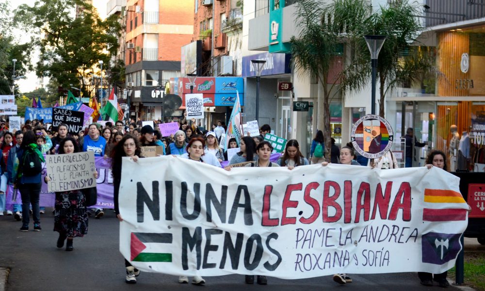 Posadas marchó a nueve años del primer Ni Una Menos
