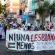 Posadas marchó a nueve años del primer Ni Una Menos