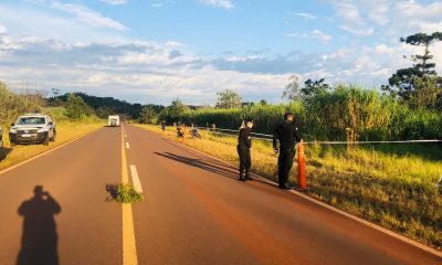 Encuentran un cadáver al costado de la ruta 14 en San Pedro