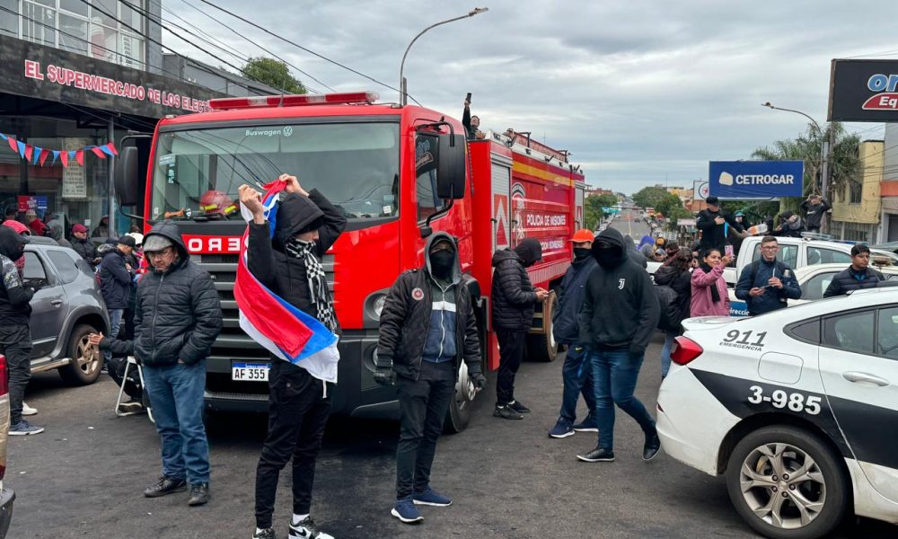 Protesta salarial policial