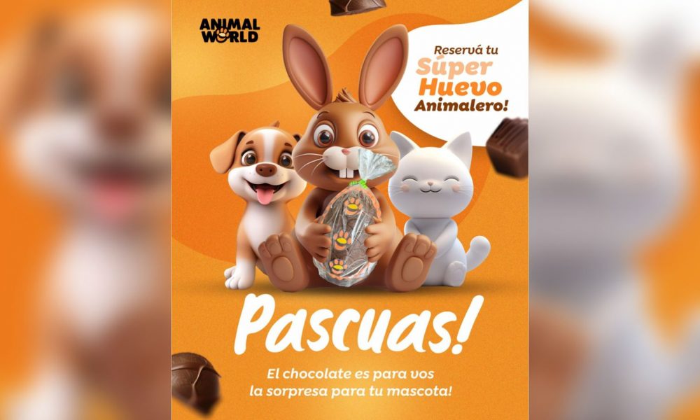 “Súper Huevos Animales”, la campaña de Animal Word para las pascuas