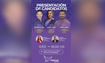 LLA Misiones presenta mañana tres sublemas para el Concejo de Eldorado