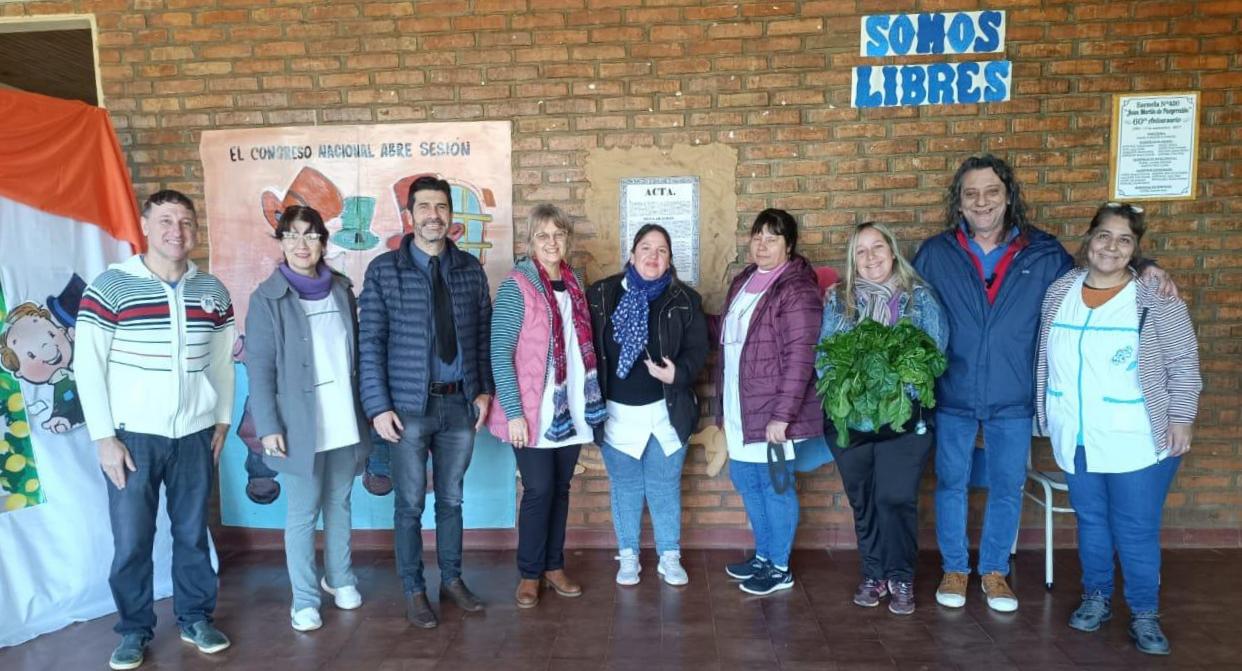 En la Escuela 420 del paraje Yacutinga hacen eje en la construcción solidaria y cooperativa