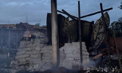 Falleció un trabajador en el incendio de un obrador en Posadas