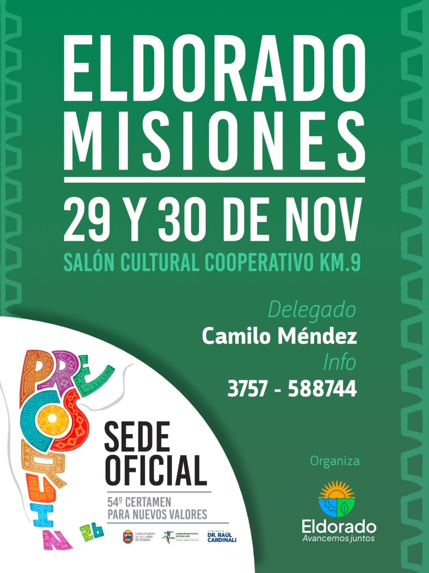 En noviembre, Eldorado elegirá nuevos Valores en danza y música para Cosquín imagen-10