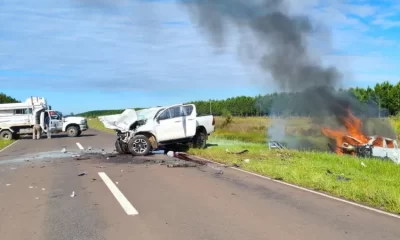 choque camionetas ituzaingó