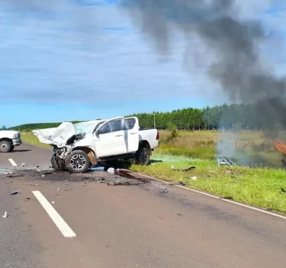choque camionetas ituzaingó