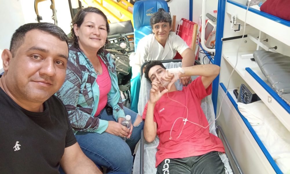 Estudiante trasladado a Eldorado tras el Yazá: "Está vivo, es lo que importa"