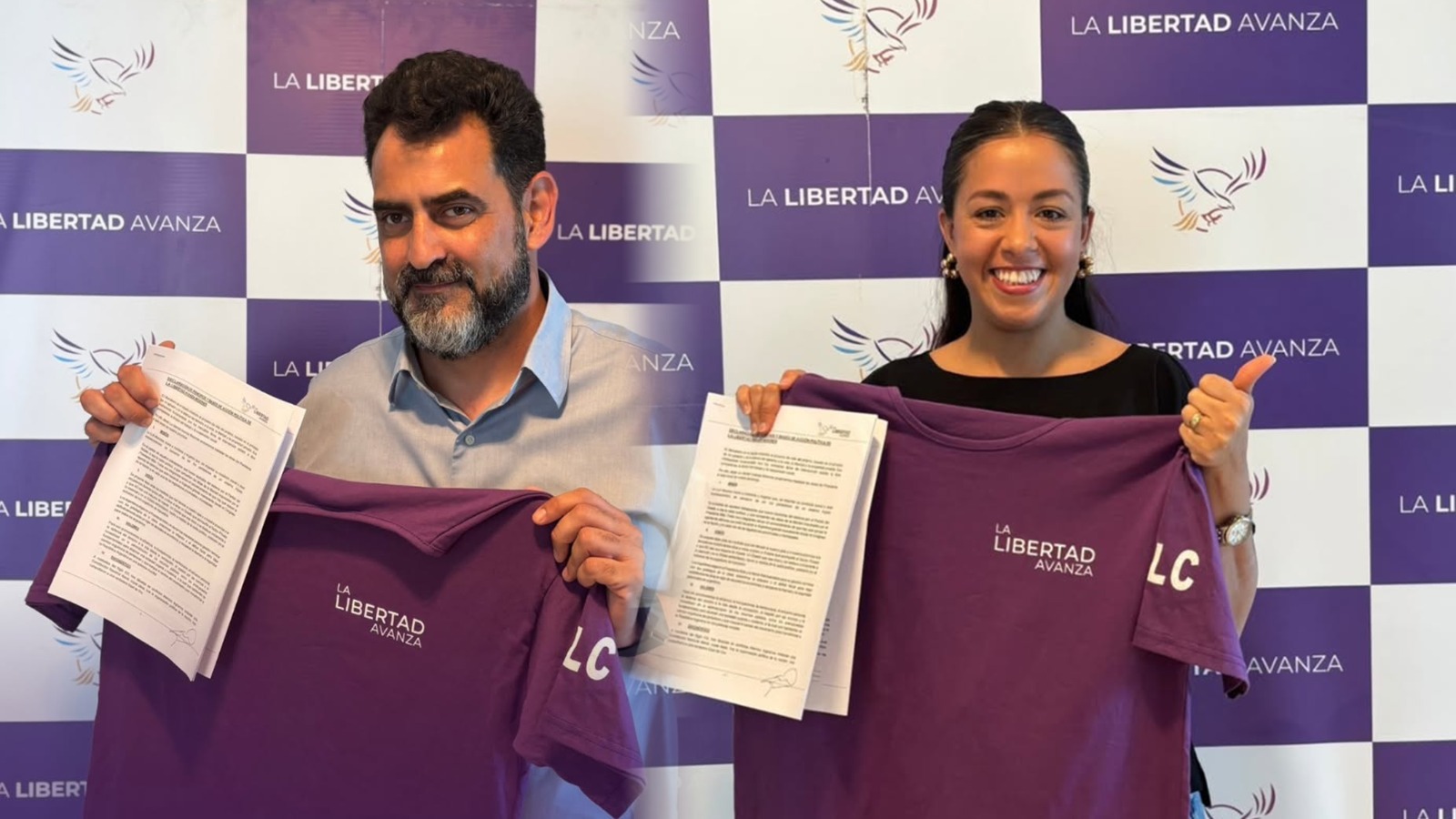 Los concejales posadeños Argañaraz y Gómez de Olivera se sumaron a LLA