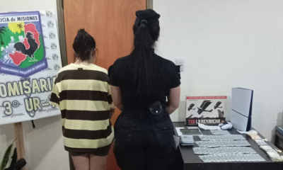 Empleada robó USD 11.000 de la caja fuerte de sus jefes en Posadas