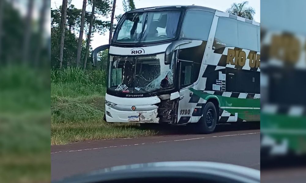 Dos fallecidos tras choque frontal entre un colectivo y una moto en ruta 12