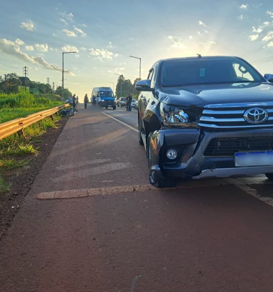 motociclista ruta 14