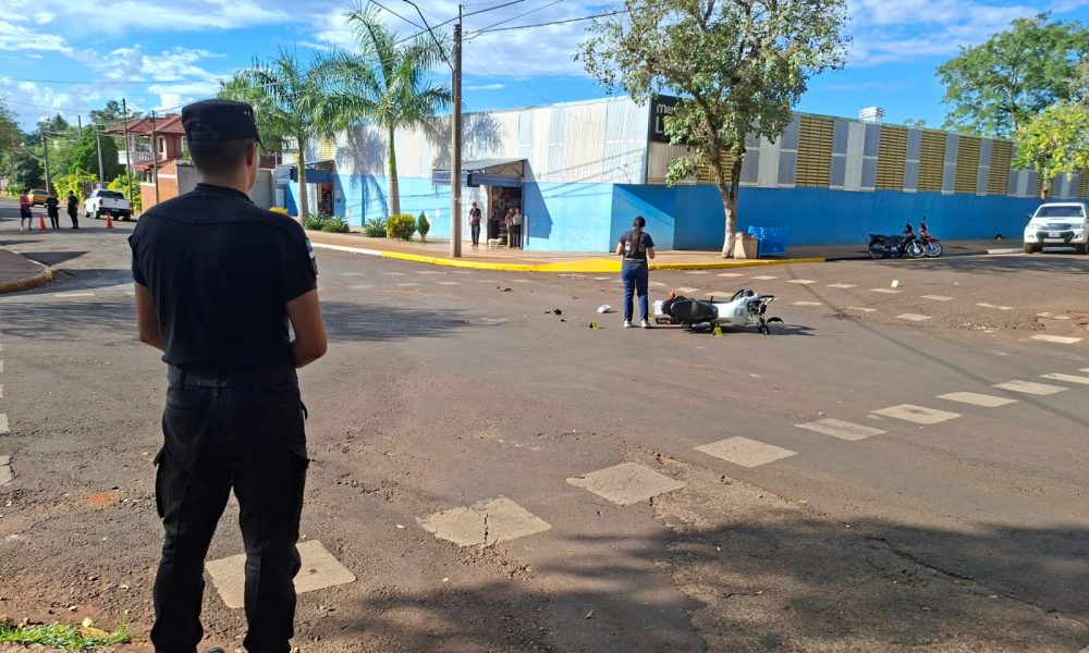 Tras horas de internación, falleció el motociclista que chocó en Puerto Rico imagen-5