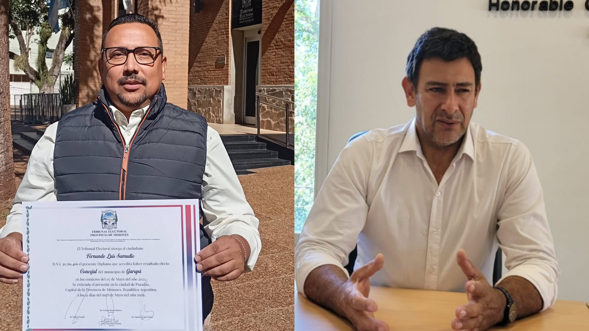 Fue concejal por una semana en Garupá: “Me sugirieron remover al presidente”