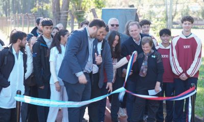 El Municipio de Alem mejora la conectividad peatonal con veredas frente al ISAM