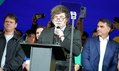 Milei: “Flavio Bolsonaro es el único capaz de parar a Lula”