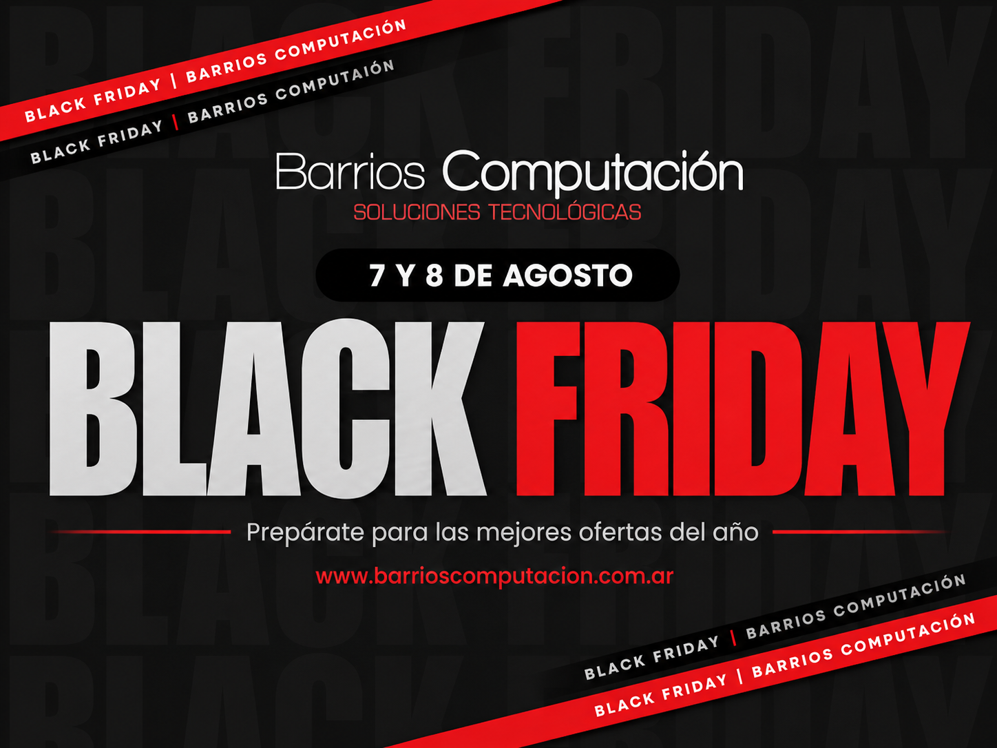 Barrios Computación se suma al Black Friday con “imperdibles beneficios”