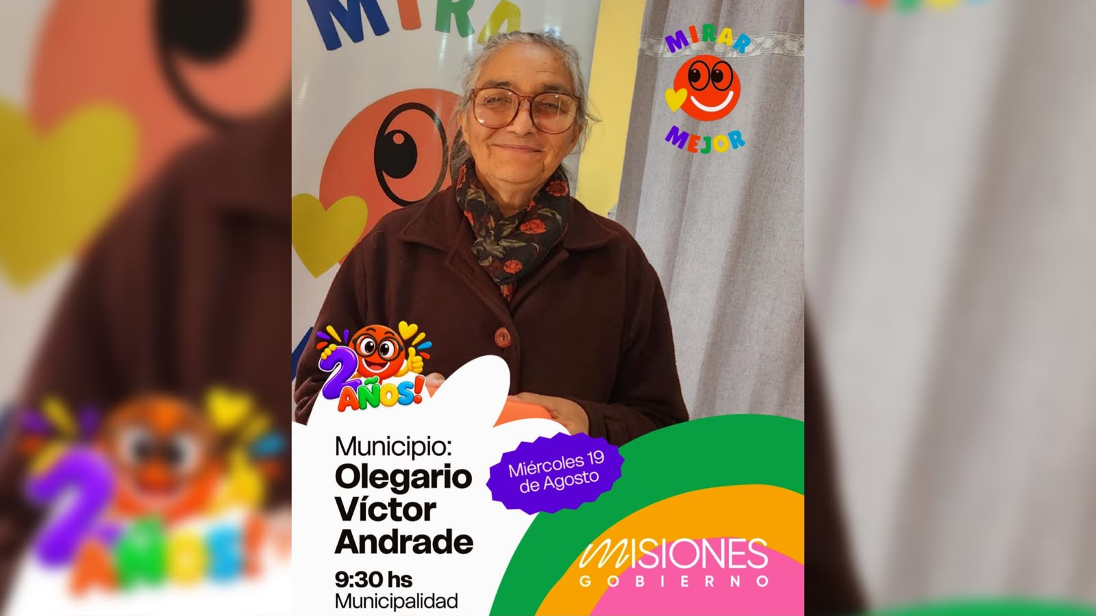 El programa Mirar Mejor llega este miércoles a Olegario Víctor Andrade