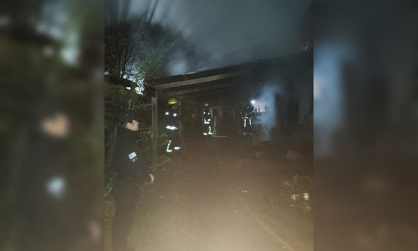 mujer incendio
