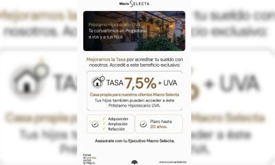 Banco Macro mejora las tasas de préstamos hipotecarios a 20 años